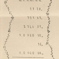 Esercizio di matematica di una alunna di classe prima, 1927 - <i> Come lavorano e imparano gli alunni delle classi Montessoriane</i>, in "L'Idea Montessori", a.II, n.9, maggio (pubblicato in luglio) 1929, p.7.$$$334