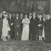 <p>[Il Presidente della Repubblica, on. Giovanni Gronchi, riceve al Quirinale il Sottosegretario di Stato alla Pubblica Istruzione, on. Maria de Unterrichter Jervolino nonché presidente Opera Nazionale Montessori, ed una delegazione dei partecipanti all'XI Congresso Internazionale di Roma, 1957] - Archivio ONM.</p>$$$546