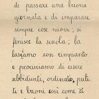 Composizione di un alunno di classe seconda, 1928 - <i> Come lavorano e imparano gli alunni delle classi Montessoriane</i>, in "L'Idea Montessori", a.II, n.9, maggio (pubblicato in luglio) 1929, p.8.$$$335